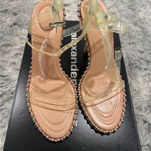 Alexander Wang Transparent Studded Heels